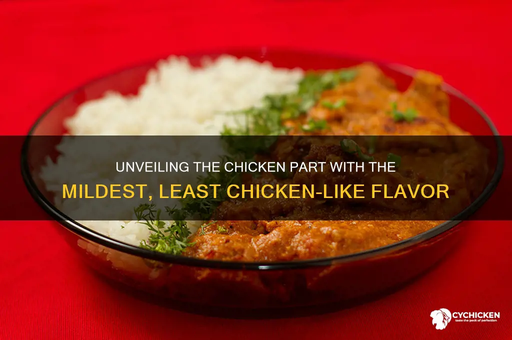 which part of chicken tastes least like chicken