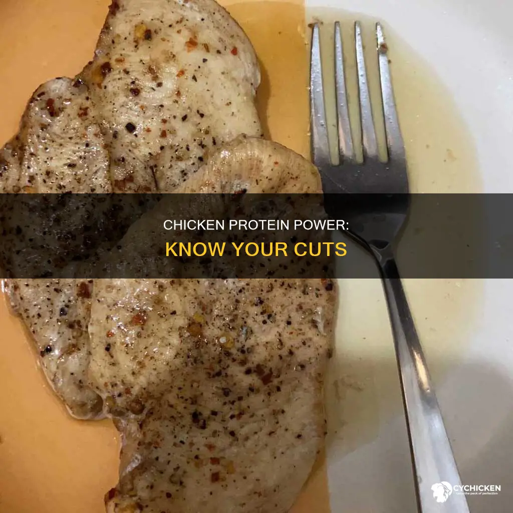 which part of the chicken has the most protein