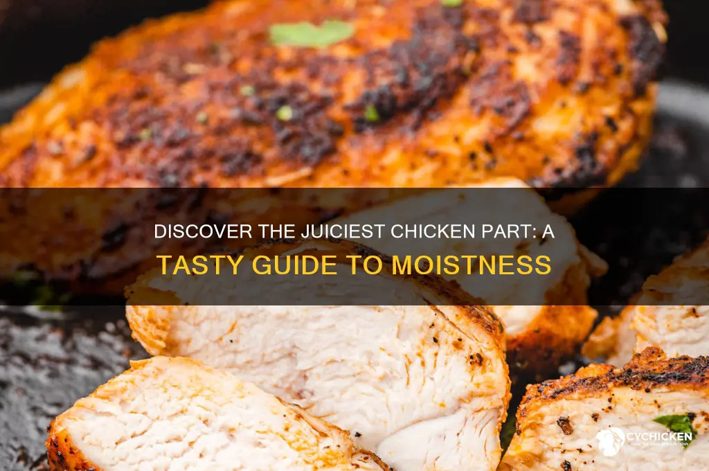 which part of the chicken is the juiciest