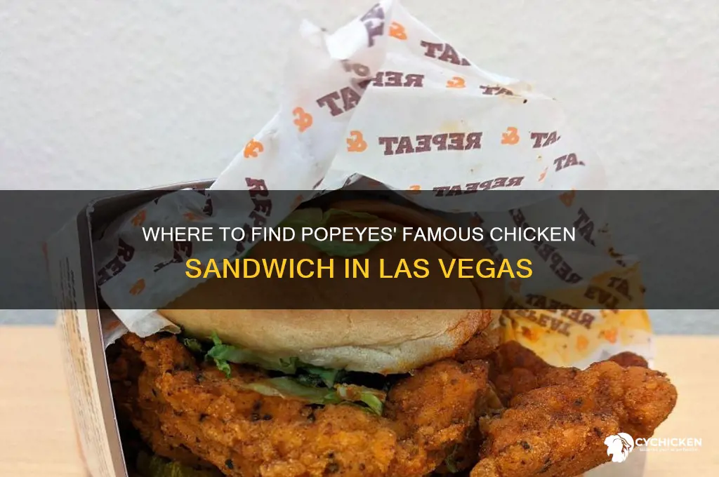 which popeyes has the chicken sandwich in las vegas