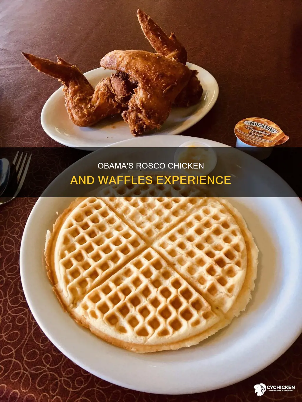 which rosco chicken and waffle did obama go to
