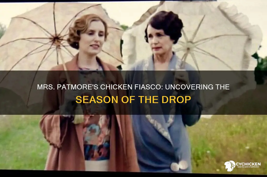which season does mrs patmore drop the chicken