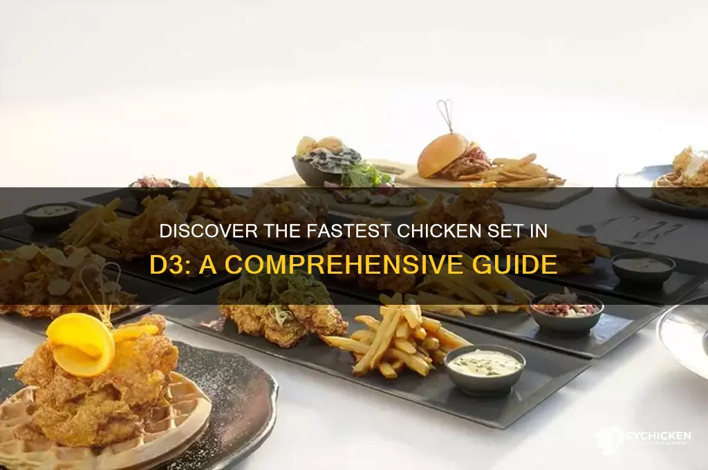 which set is the fast chicken one d3