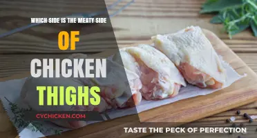 Identifying the Meaty Side of Chicken Thighs: A Culinary Guide