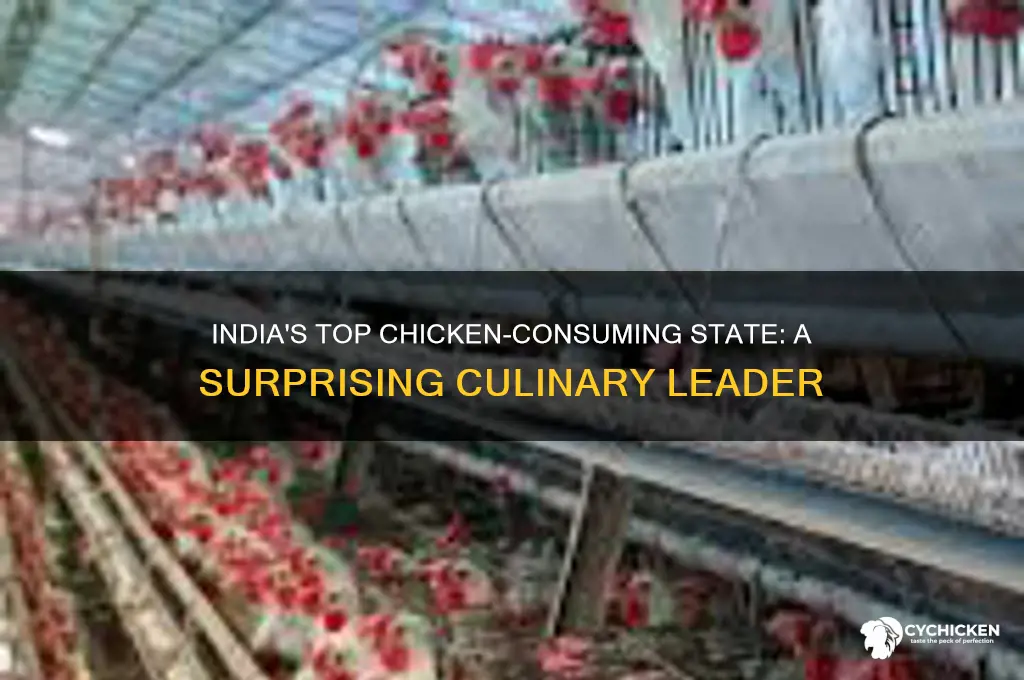 which state consumes the most chicken in india