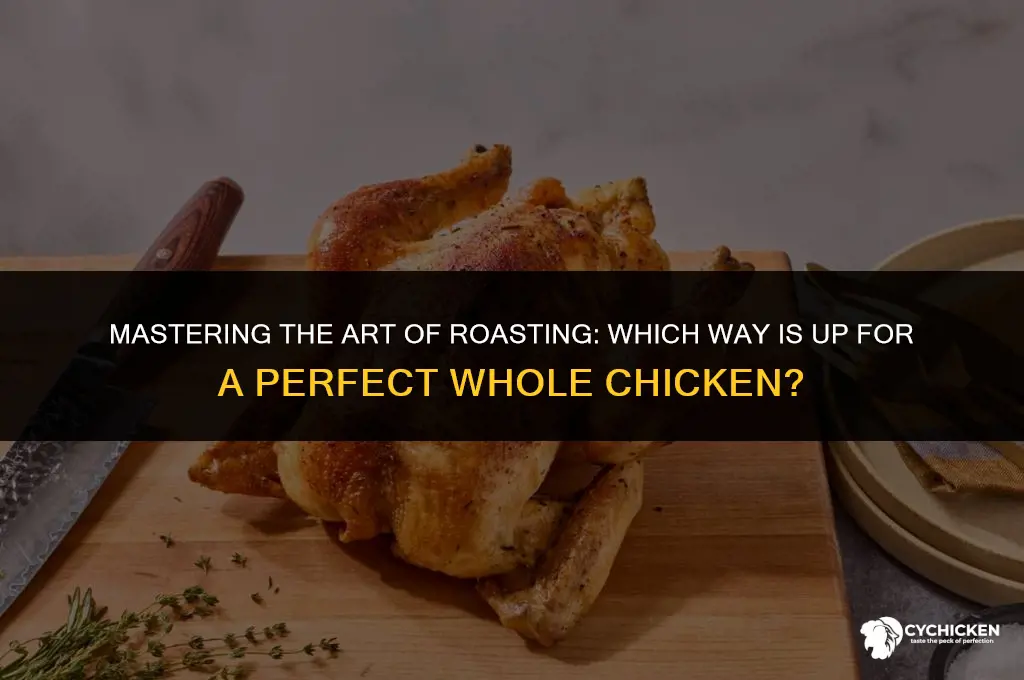 which way is up to cook a whole chicken
