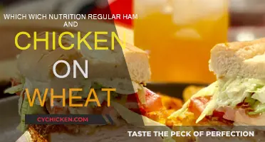 Ham and Chicken Wheat Sandwich: Nutritional Breakdown