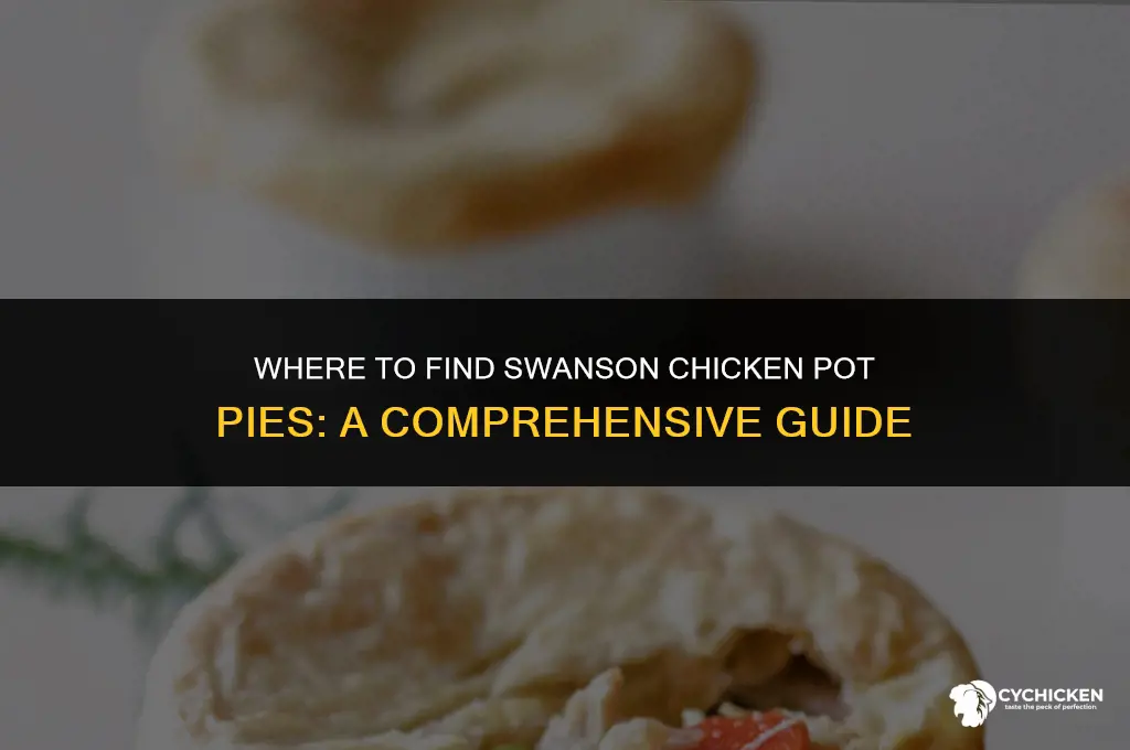 who carries swanson chicken pot pies