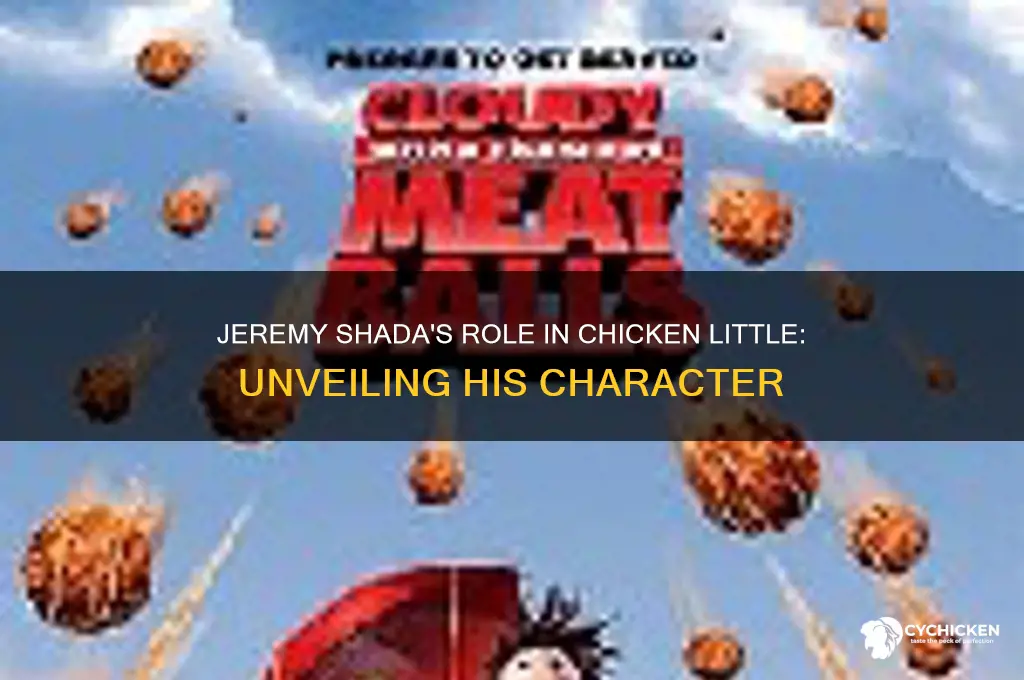 who did jeremy shada play in chicken little