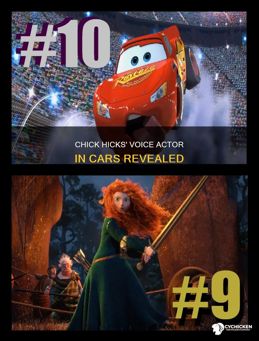who did the voice of chick hicks in cars