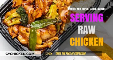 Who to Report a Restaurant Serving Raw Chicken To
