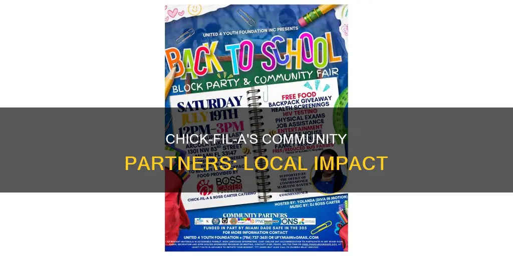 who does chick fi a partner with in local communities