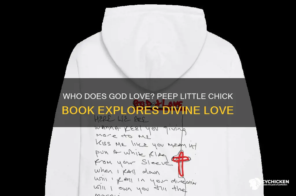 who does god love peep little chick book