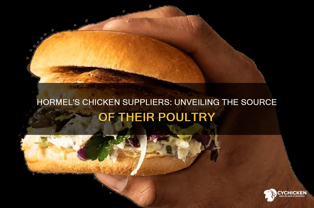who does hormel buy their chicken from