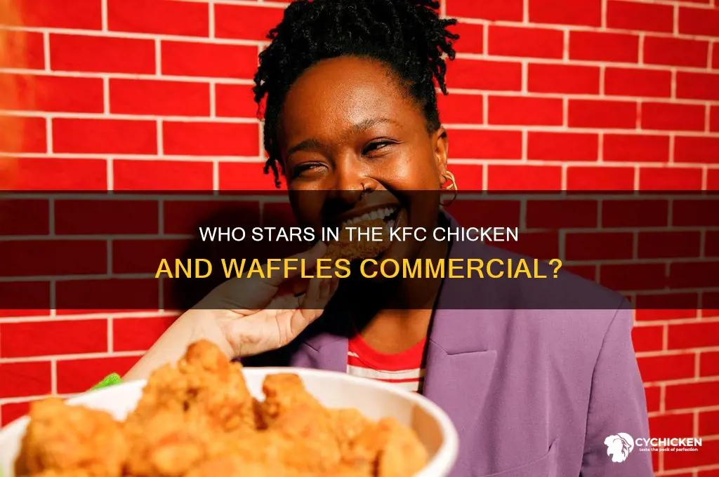 who does the chicken and waffles kfc commercial