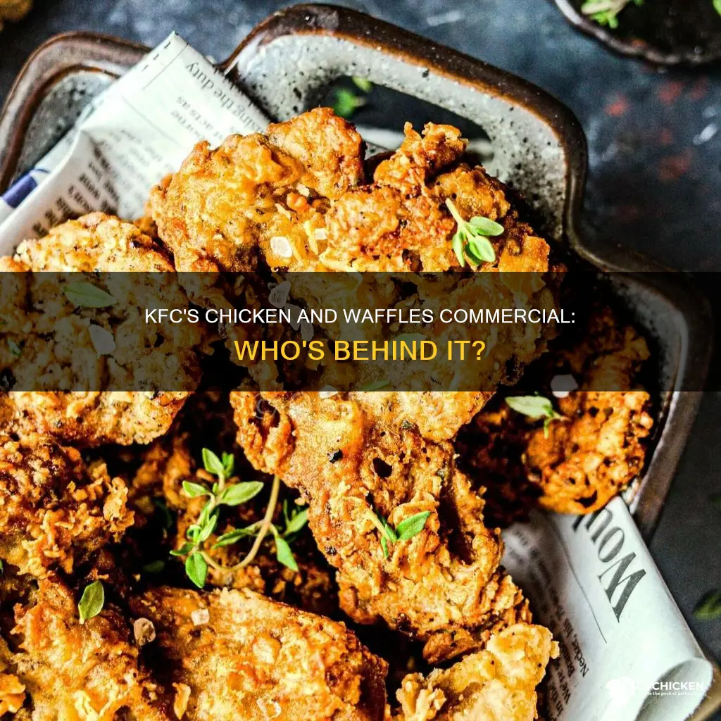 who does the new kfc chicken and waffles commercial
