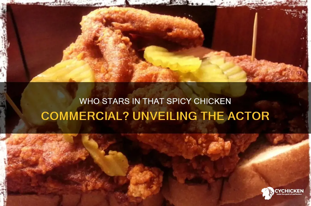 who does the ride that spicy chicken commercial