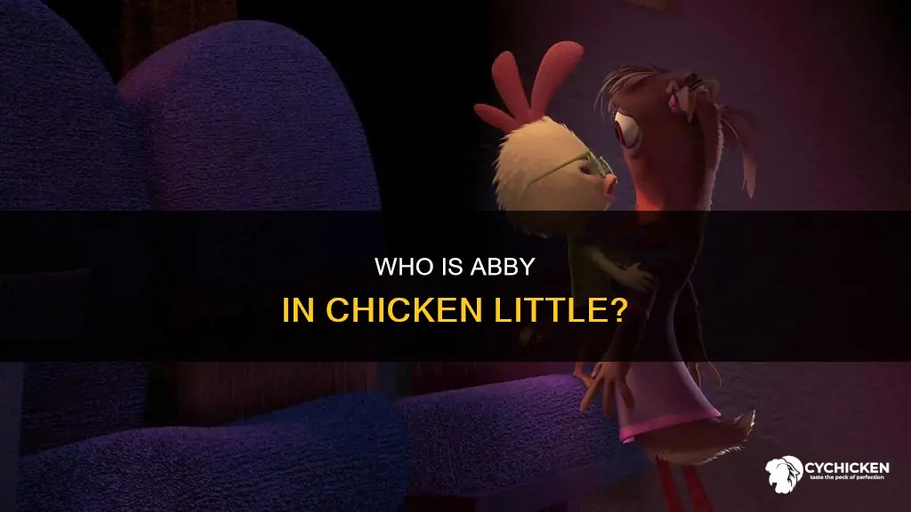 who does the voice of abby in chicken little