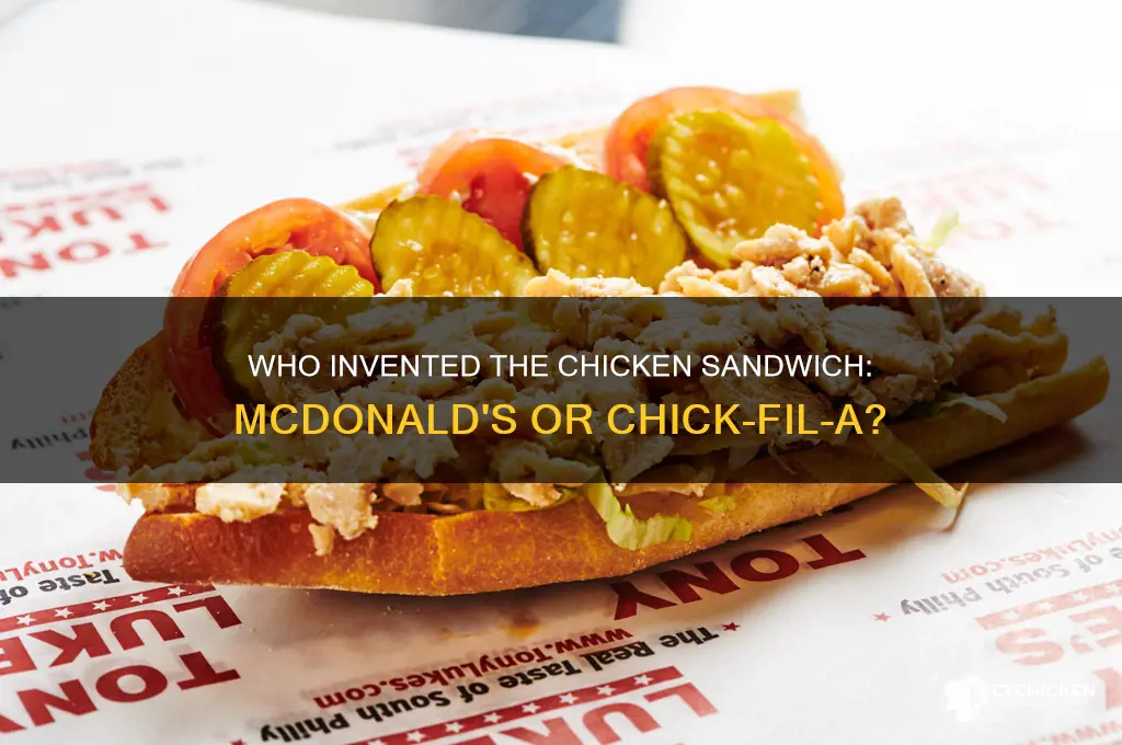 who founded chicken sandwiches mcdonald