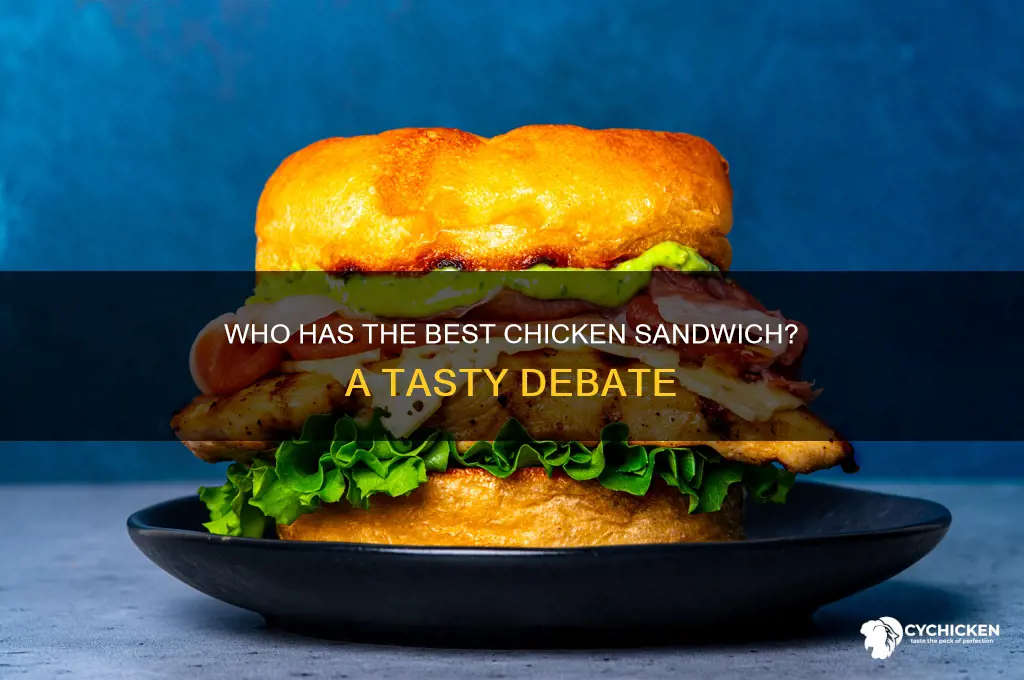 who has a chicken sandwich