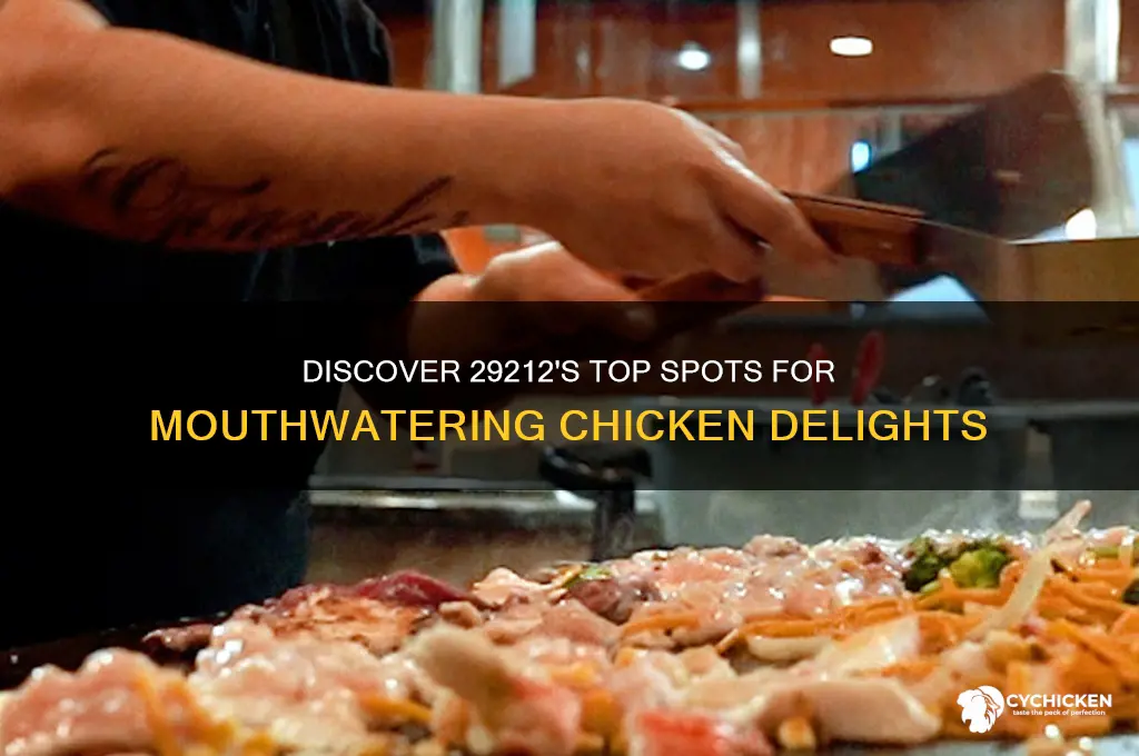 who has the best chicken dishes in 29212
