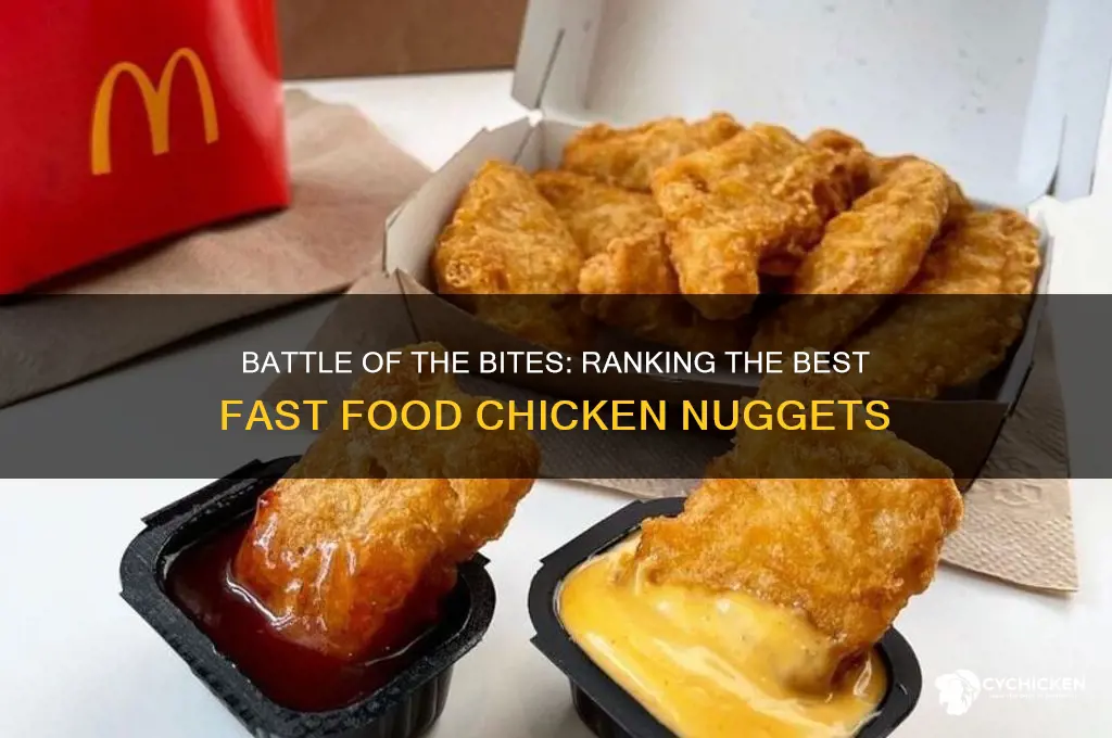 who has the best chicken nuggets fast food