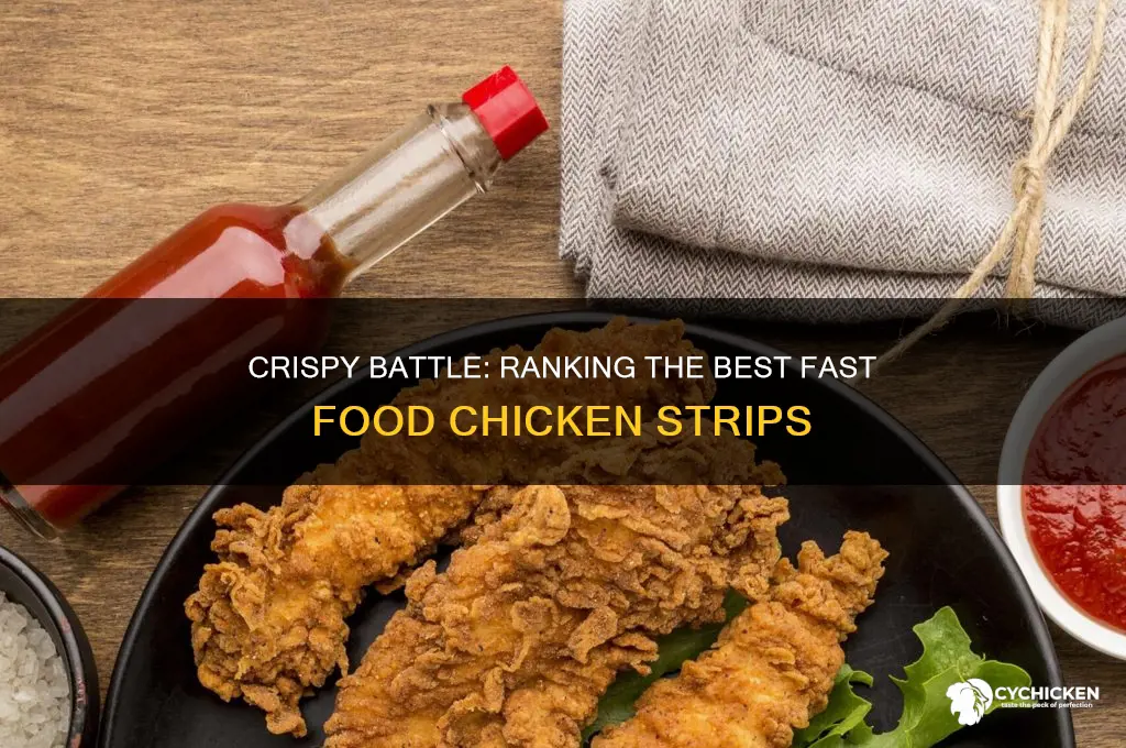 who has the best fast food chicken strips