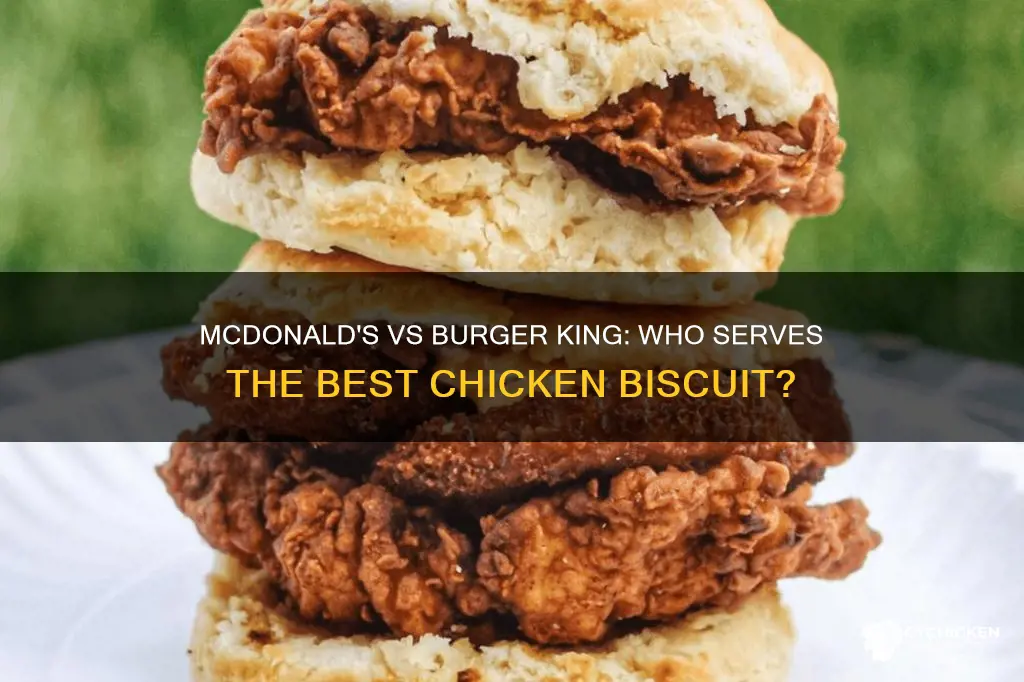 who has the better chicken biscuit mcdonald