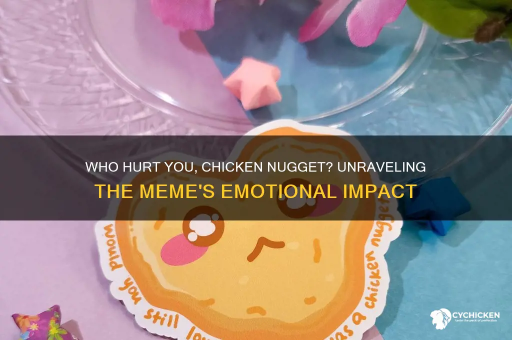 who hurt you chicken nugget