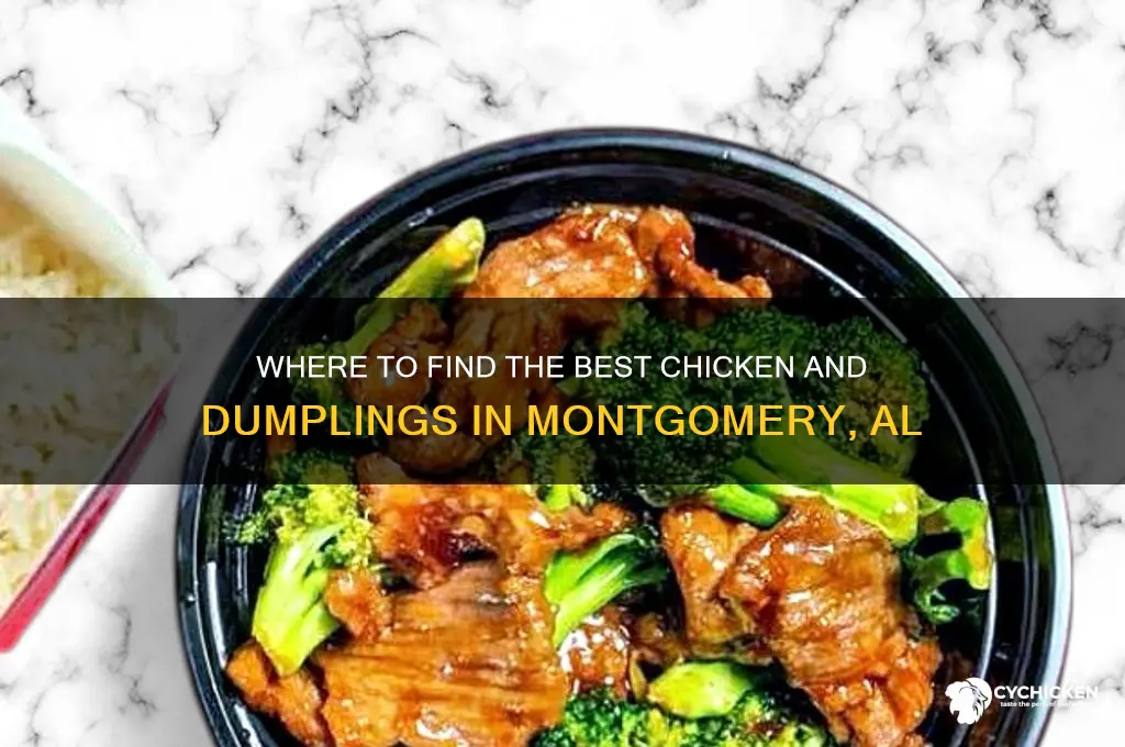 who in montgomery al sell chicken and dumplings