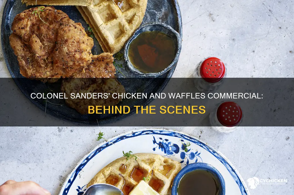 who is colonel sanders chicken and waffles commercial