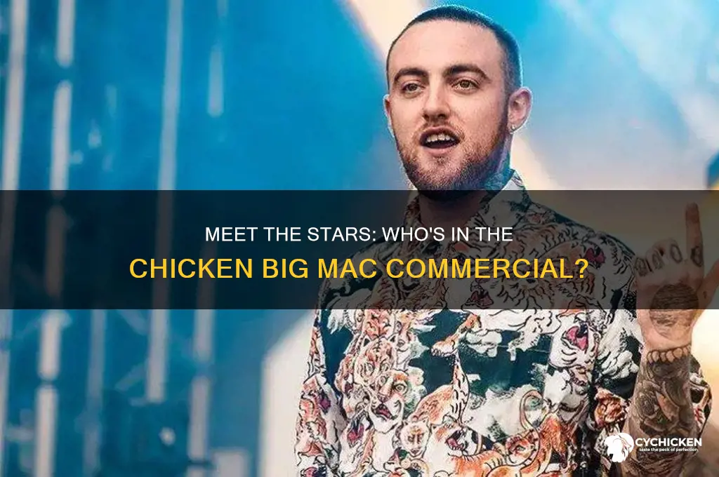 who is in the chicken big mac commercial