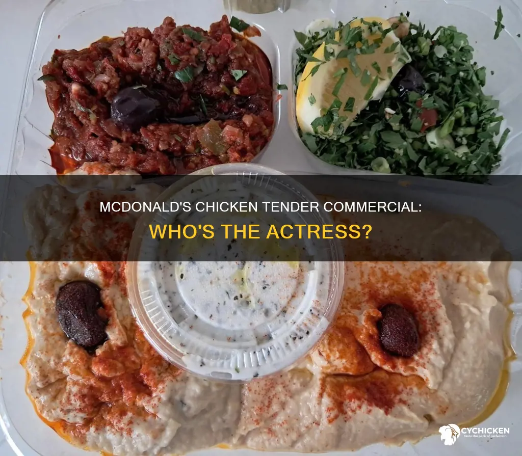 who is the actress in the mcdonalds chicken tender commercial