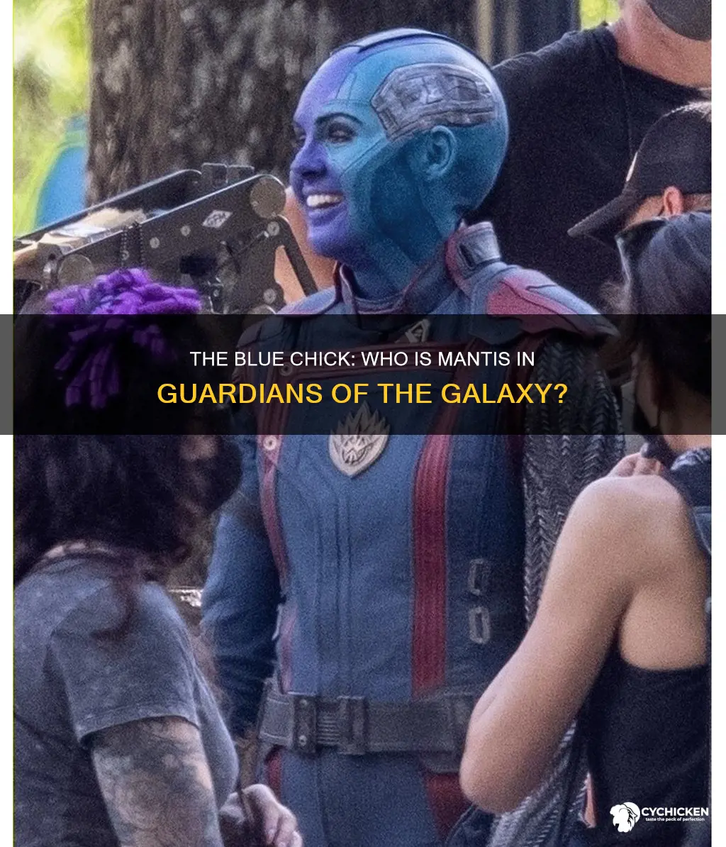 who is the blue chick in guardians of the galaxy