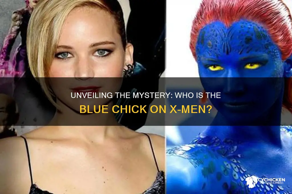 who is the blue chick on x-men