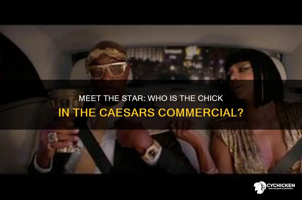 who is the chick in the caesars commercial