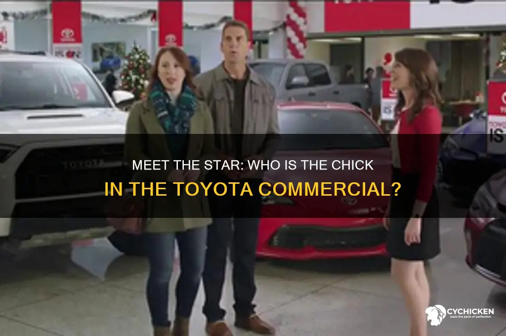 who is the chick in the toyota commercial