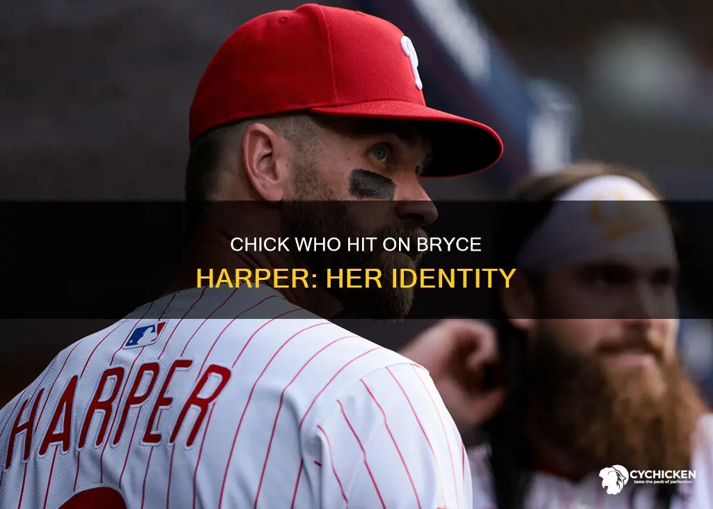 who is the chick who hit on bryce harper