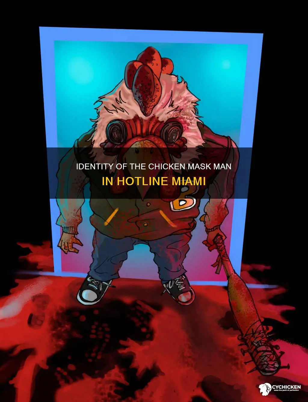 who is the chicken mask man in hotline miami