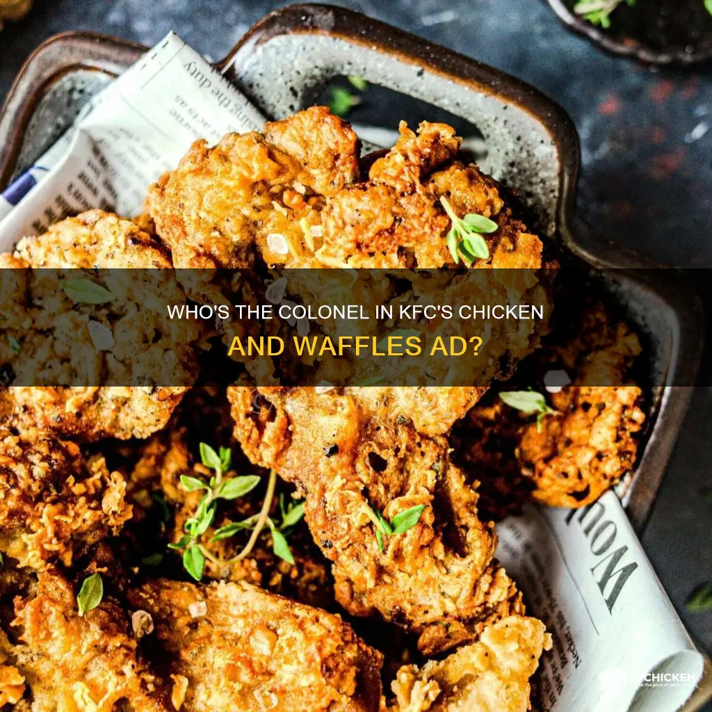 who is the cornel in kfc chicken and waffles commercial