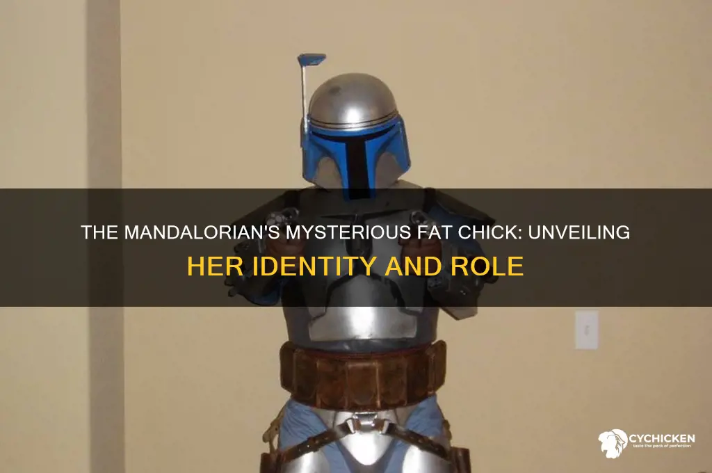 who is the fat chick in the mandalorian