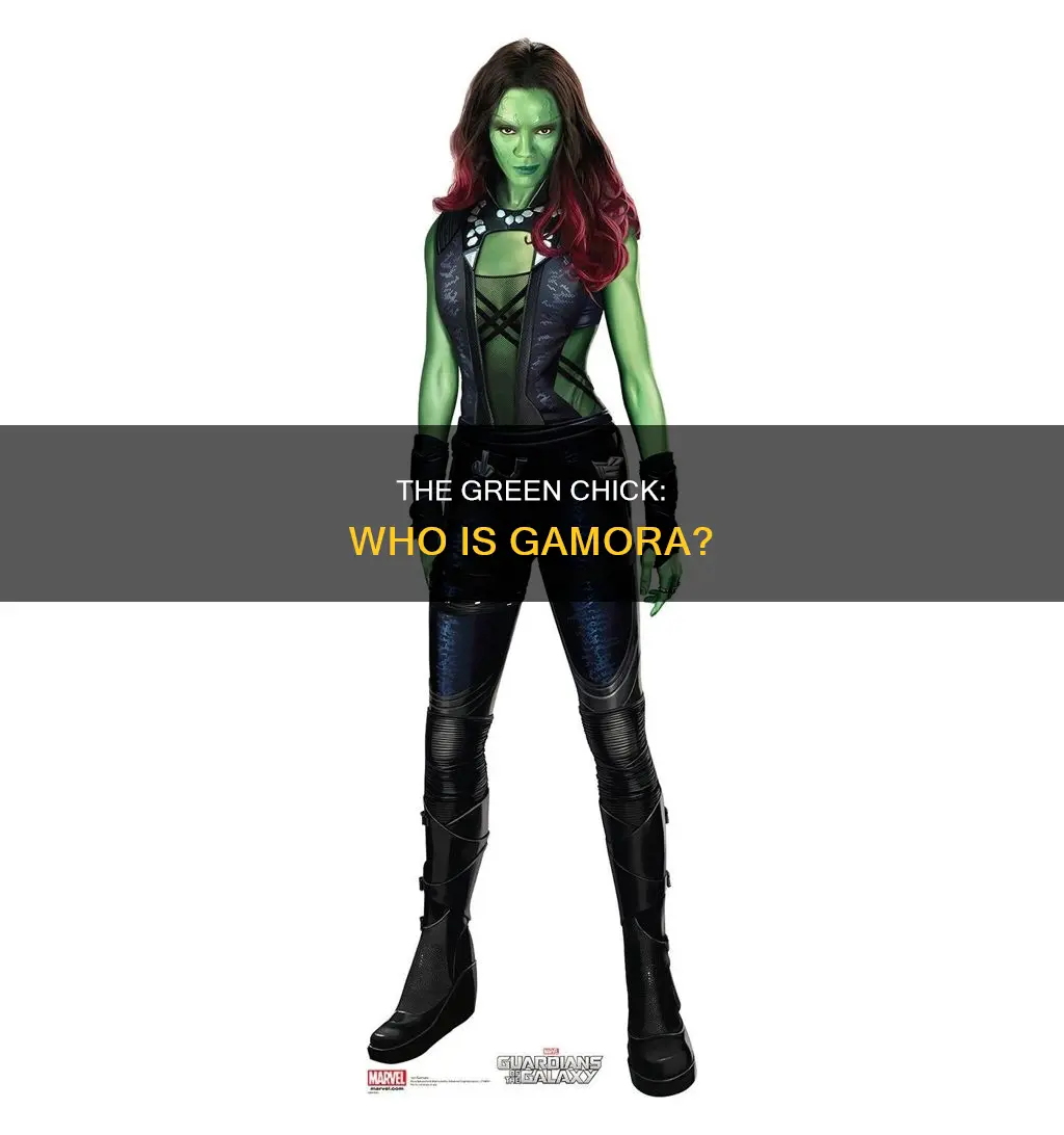 who is the green chick in guardians of the galaxy