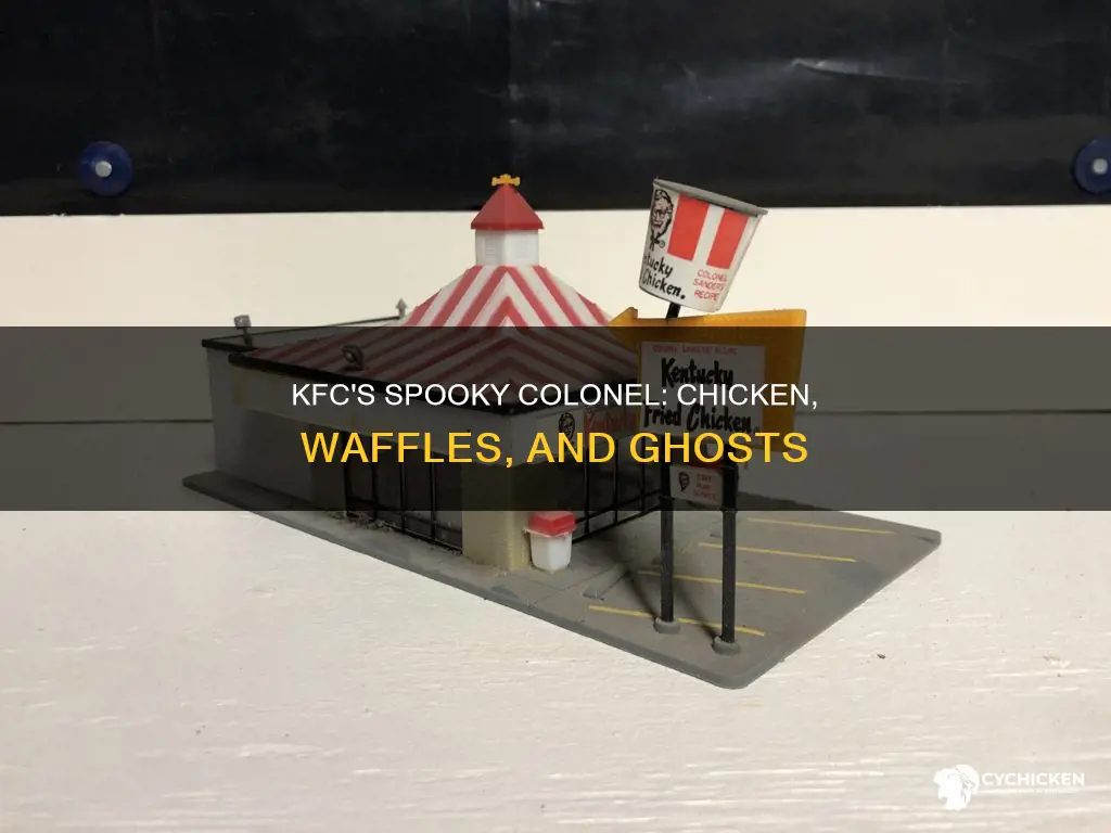 who is the kfc chicken and waffles colonel ghost commercial