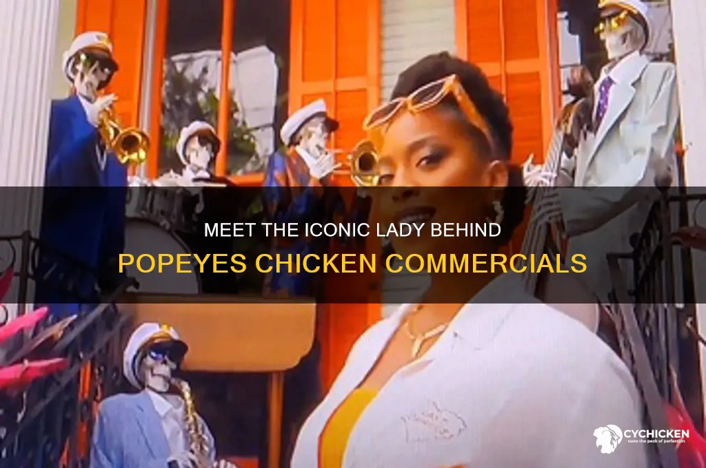 who is the lady in popeyes chicken commercials