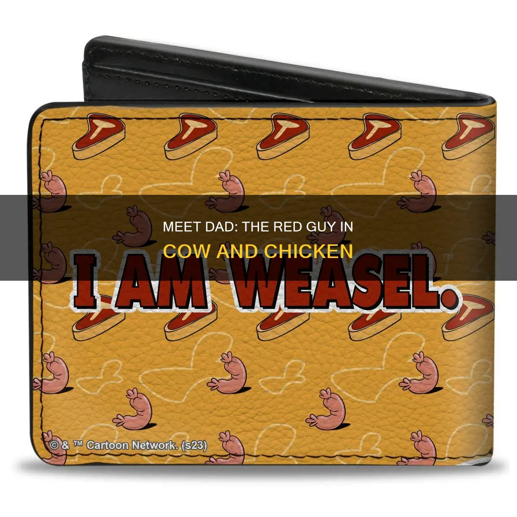 who is the red guy in cow and chicken