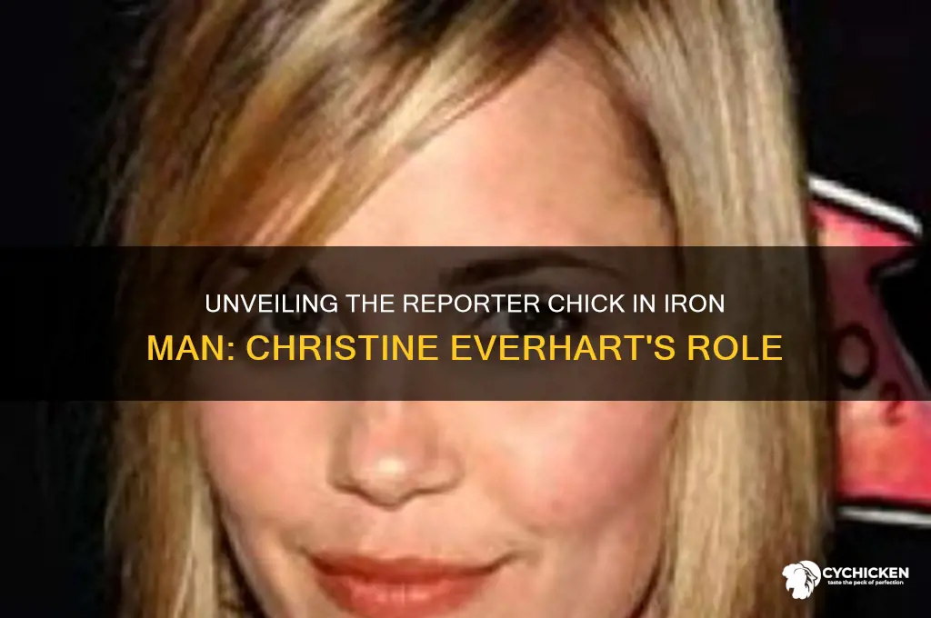 who is the reporter chick in iron man