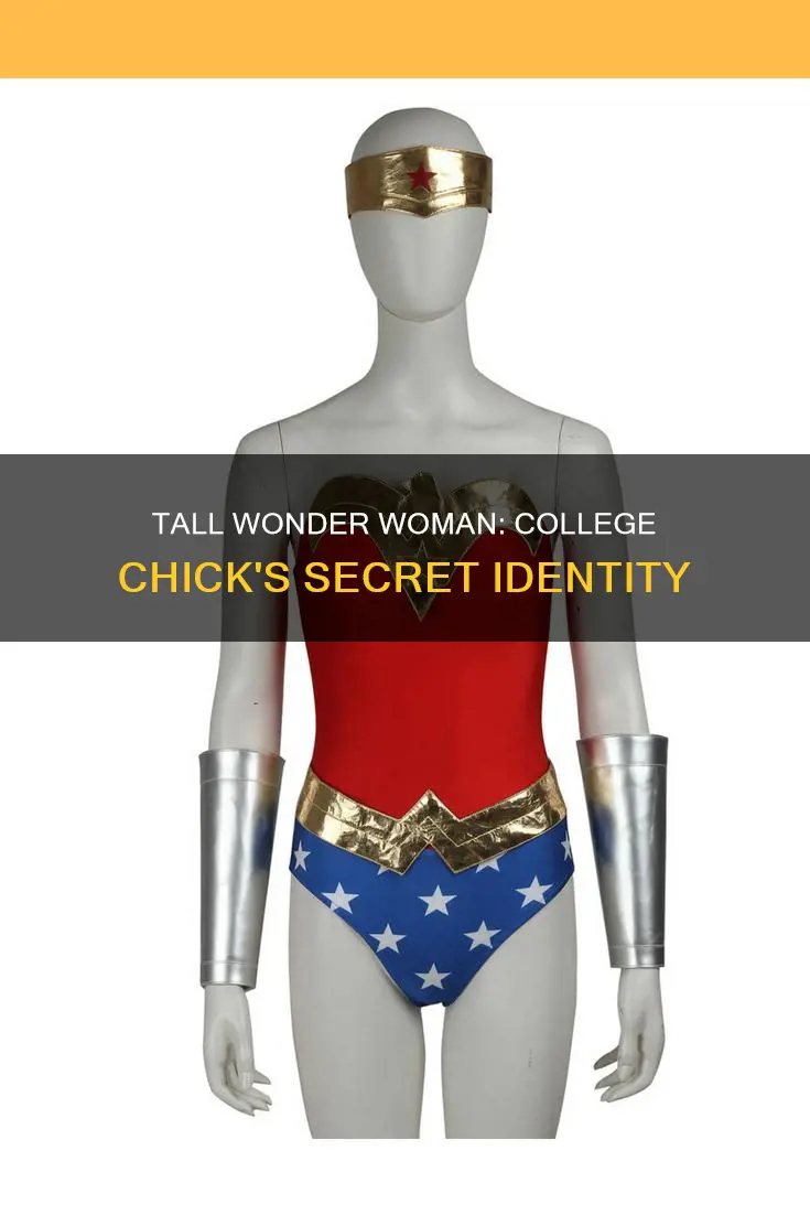 who is the tall college chick dressed as wonder woman