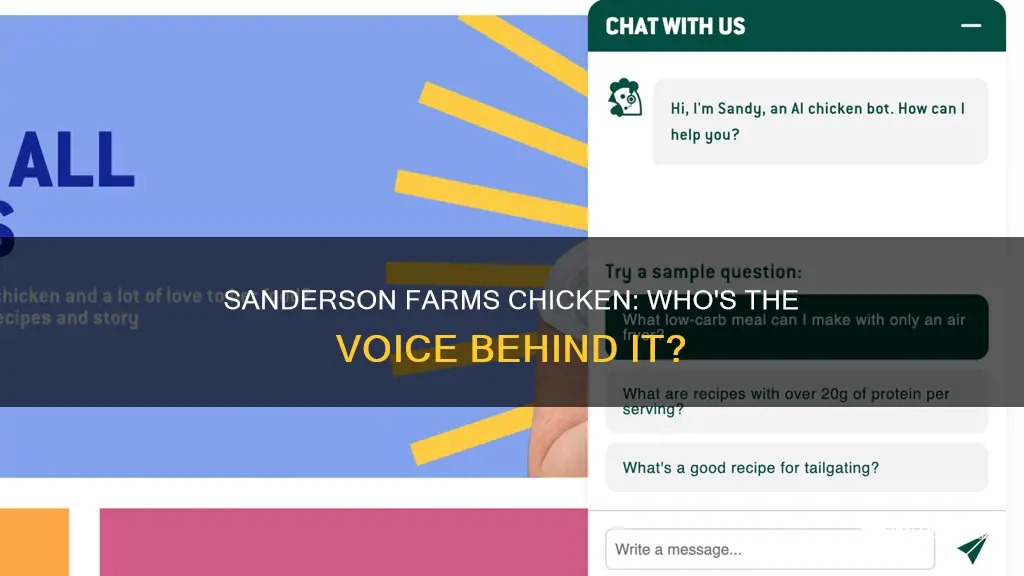 who is the voice of the sanderson farms chicken