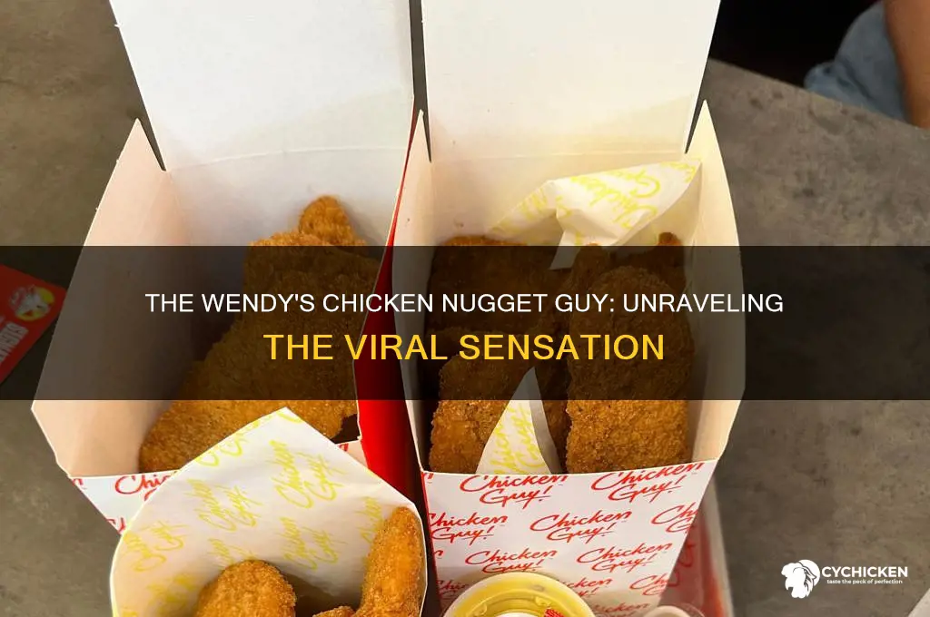 who is the wendys chicken nugget guy
