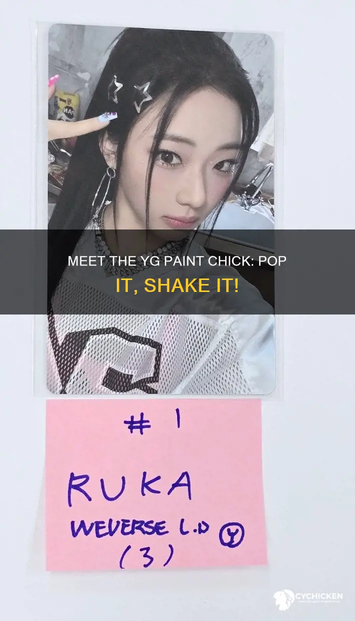 who is yg pop it shake it paint chick